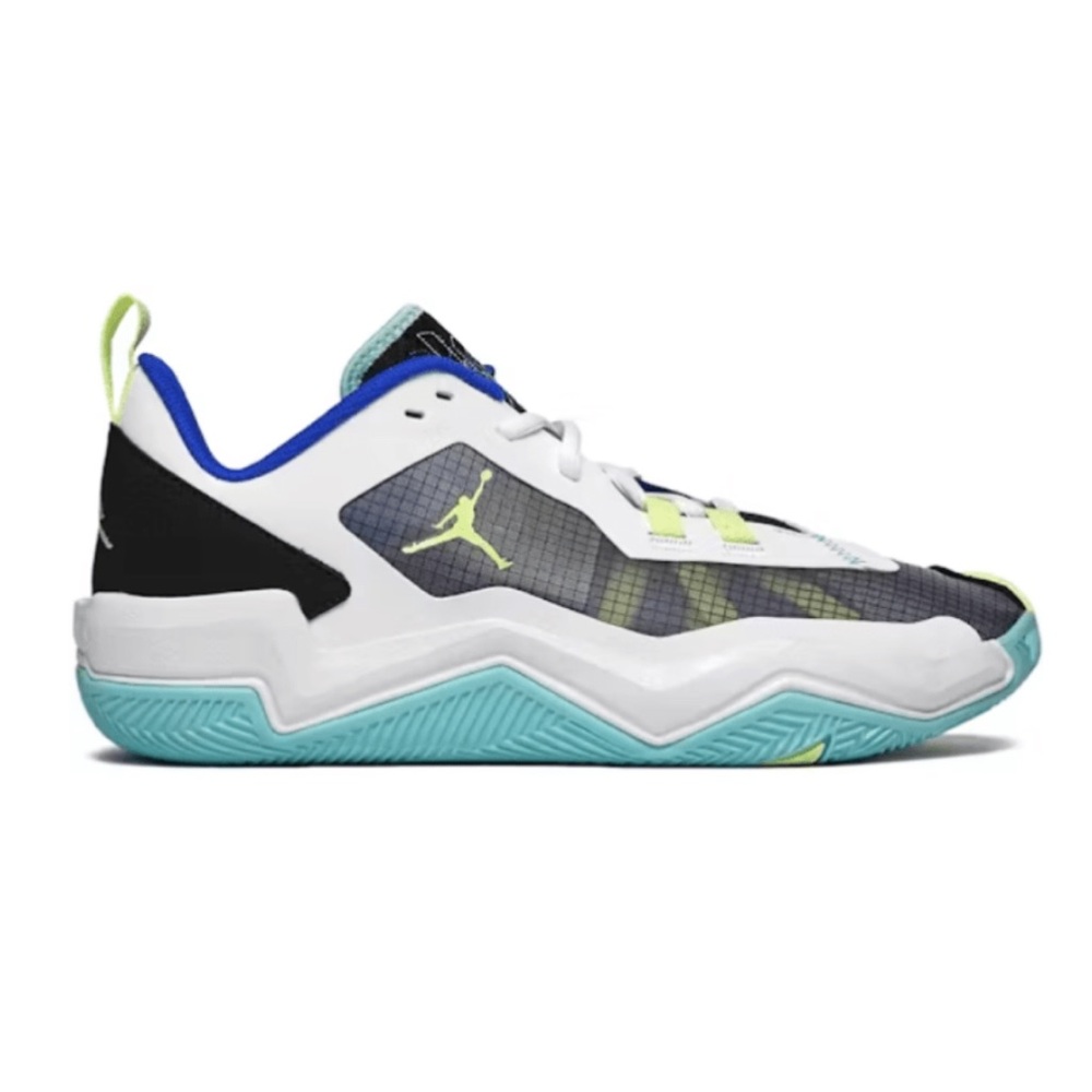 Jordan One Take 4 Mens Basketball Shoes White Coppa Lime Size 12